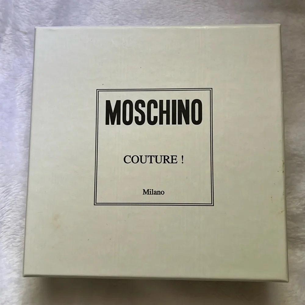 Moschino Couture! Storage Empty Gift Box Scarf Wallet Jewelry Accessories